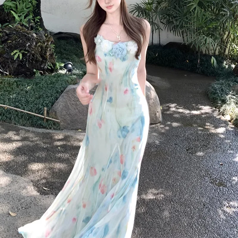 Kawaii doce y2k japonês midi v - French Vintage Floral Midi Dress avaliação e preço