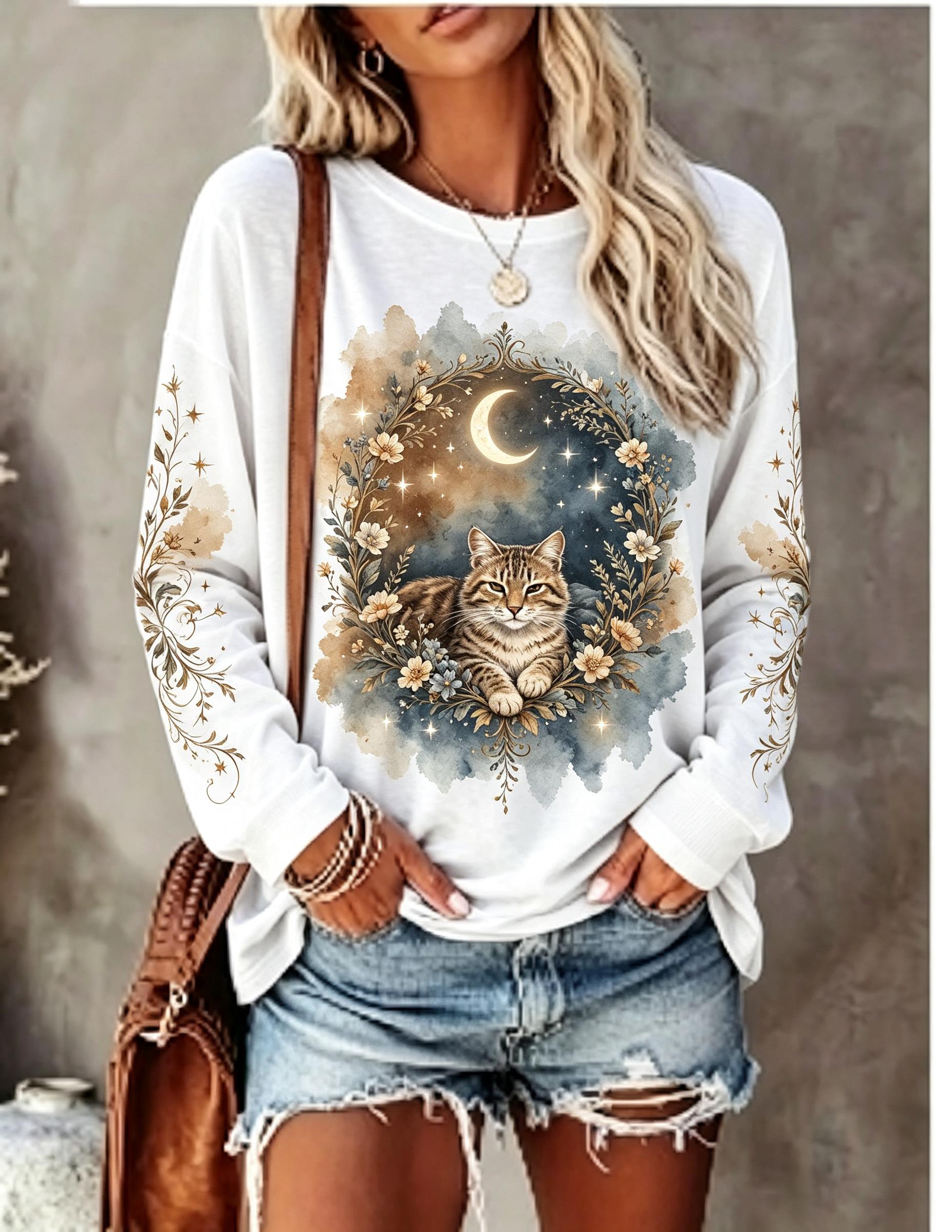 Camiseta de manga comprida par - Blouses avaliação e preço